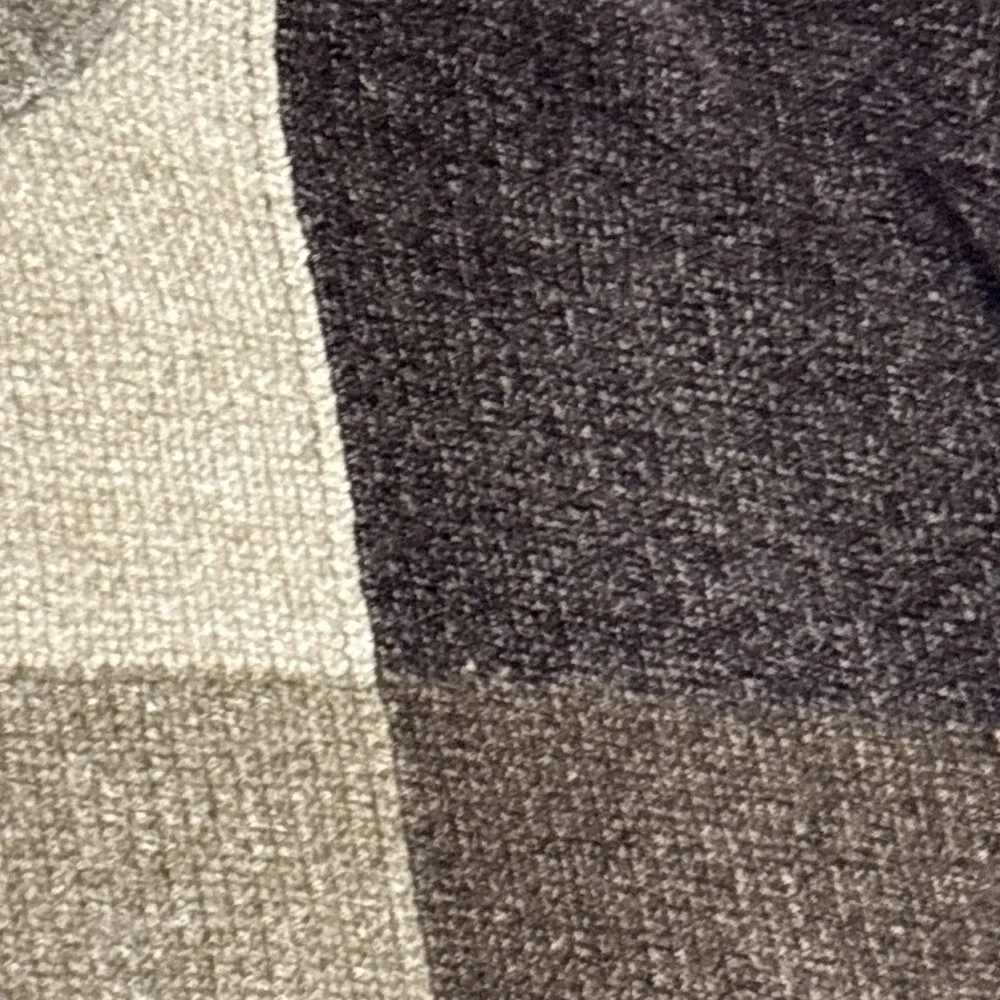 Vtg David Taylor Sweater Mens XL Crewneck Color Block  Chunky‎ Fisherman Brown